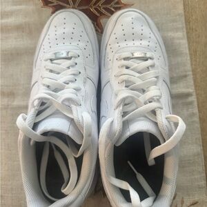 Nike Classic White Lace-Up Sneakers